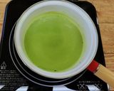 抹茶ミルクプリン作り方4写真