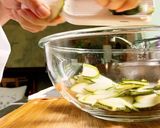 簡単ズッキーニの副菜を惣菜パンにアレンジ作り方1写真
