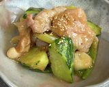 食欲増進！鶏もも肉とキュウリの甘味噌炒め作り方7写真