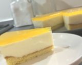 オレンジゼリーの簡単レアチーズケーキ作り方16写真