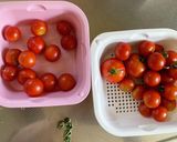 ミニトマトはちみつ漬け作り方1写真