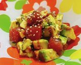 「のり醤油こうじ」ポキ風！作り方3写真