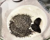 絶品！簡単！豆腐入り黒ゴマアイス！作り方2写真