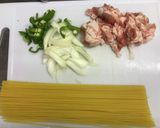 隠し味にカレー粉♡満足度高いナポリタン♡作り方1写真