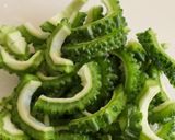 栄養満点◎ゴーヤのさば缶キーマ作り方1写真