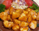 簡単！柔らか♡鶏むね肉の甘酢だれ♪作り方4写真