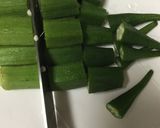 はんぺんとえびとオクラのスープ作り方1写真
