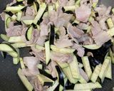 豚バラと茄子のちょっと酸っぱいどんぶり作り方3写真