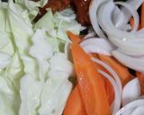 とんちゃん焼きうどん*味噌ホルモンうどん作り方5写真