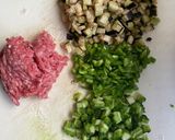 甘辛夏野菜味噌 厚揚げにたっぷり乗せて作り方1写真