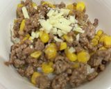 激うま！子ども大喜び！コーンそぼろ丼作り方4写真