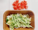 【筋肉】ホホホタケと鶏ささみの満腹サラダ作り方3写真