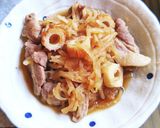 切り干し大根と豚肉小間切れの煮物作り方3写真