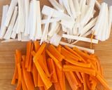 大根の皮きんぴら作り方1写真