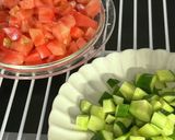 おだしと夏野菜で冷たいパスタ作り方4写真