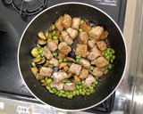 【大崎市】まぐろとなすのみそ炒め【給食】作り方4写真