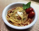 アイラップで防災食！おでんトマトパスタ作り方7写真