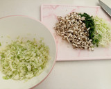 夏にさっぱり！梅と大葉のギョーザ作り方1写真