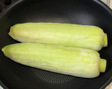 とうもろこしのフライパン蒸し作り方1写真