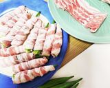 ♪豚バラ肉のおくら巻き♪作り方2写真