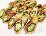 ♪豚バラ肉のおくら巻き♪作り方5写真