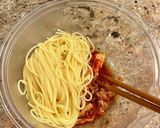【楽めし】キムチとツナのスパゲティ作り方2写真