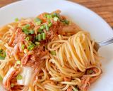【楽めし】キムチとツナのスパゲティ作り方3写真
