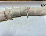 餃子の皮でハムチーズ作り方5写真