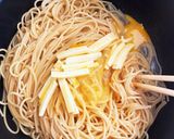 とんこつ味の鍋の素で濃厚カルボナーラ作り方6写真