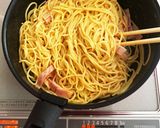 とんこつ味の鍋の素で濃厚カルボナーラ作り方8写真