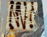 【息子レシピ】お好み焼き風トースト作り方2写真