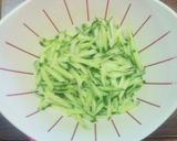塩分控えめ、キュウリと人参のサラダ作り方2写真