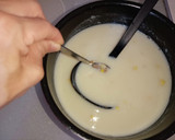 とうもろこしとじゃがいもの豆乳スープ作り方5写真