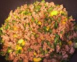 ピーマン入り肉みそのサンチュ包み作り方4写真