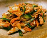 韓国風・鰹のハラモと野菜のピリ辛和え作り方16写真