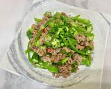 ピーマンとオクラの甘辛肉味噌炒め作り方8写真