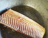 トラウトサーモンに焼きを入れてみました作り方3写真
