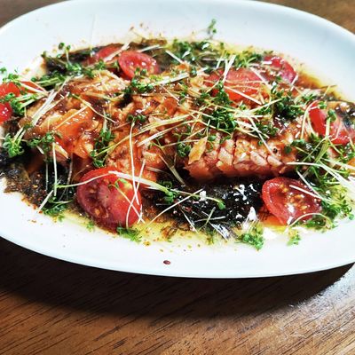 トラウトサーモンに焼きを入れてみました by ランランキッチン