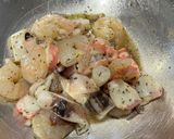 冷やご飯で作る魚介のピラフ風作り方2写真