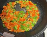 冷やご飯で作る魚介のピラフ風作り方4写真