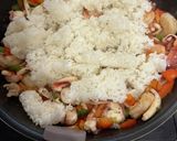 冷やご飯で作る魚介のピラフ風作り方6写真