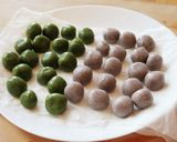 コオロギと桑の葉のみたらしだんご作り方10写真