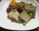 夏は時短で、厚揚げ入りやわらか煮物作り方7写真