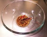 素麺で冷製ペペロンチーノ作り方2写真