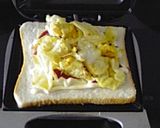 朝食に簡単美味しいホットサンド!!作り方3写真