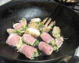 簡単！梅ネギチーズ肉巻き作り方7写真