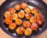 テリヤキつくねミートボール＆つくね丼作り方5写真