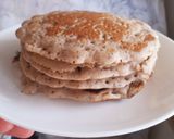 黒すりごまとプロテインのホットケーキ作り方4写真