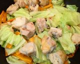 簡単☆お手軽チーズタッカルビ丼♩作り方8写真