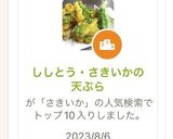 ししとう・さきいかの天ぷら作り方1写真